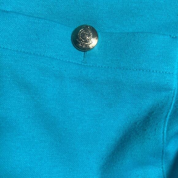 Vintage Doncaster Sport Teal Jumpsuit 80's Office Dress Up Women's Size 4 Fun! ! - Picture 6 of 9